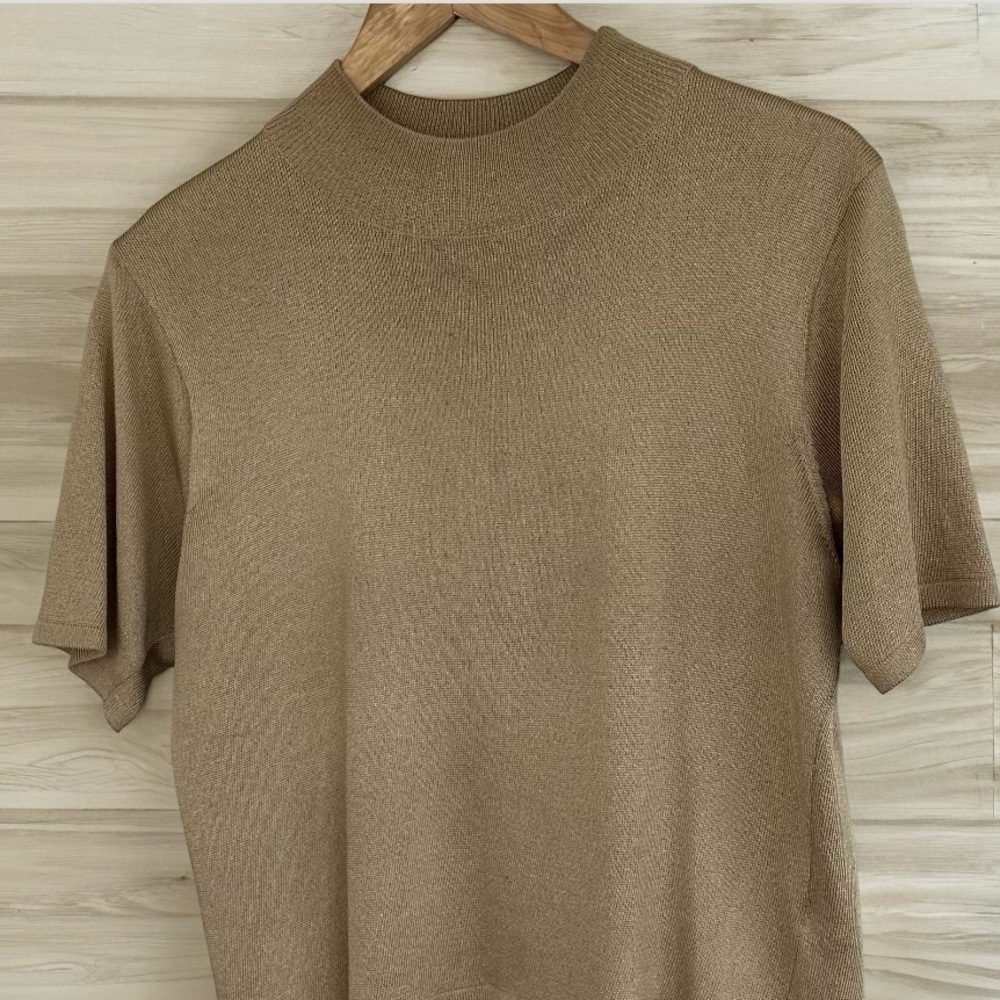 Liz Claiborne knit mock neck top